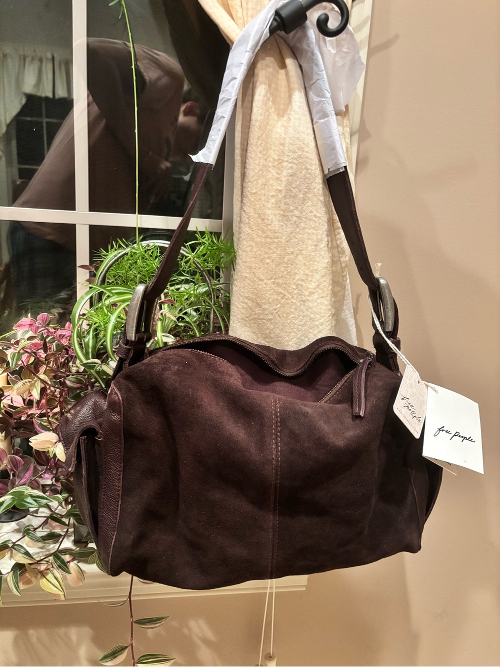 Free people boxy brown bag - Picture 4 of 8